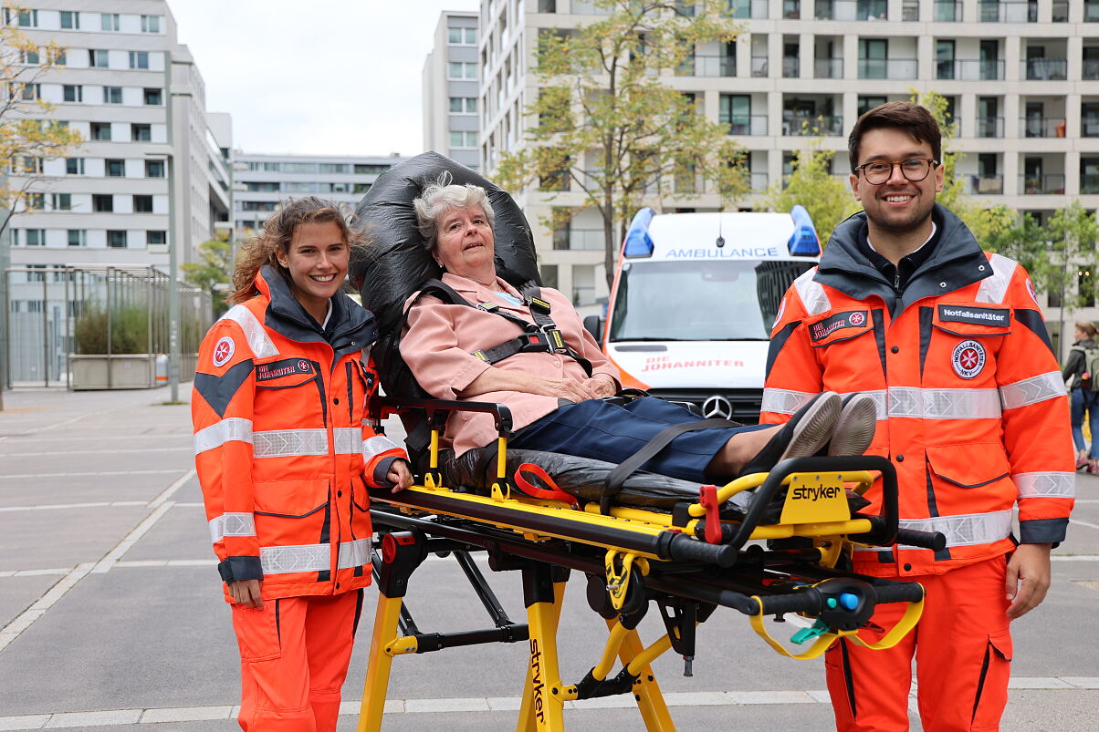 Beim Patiententransport