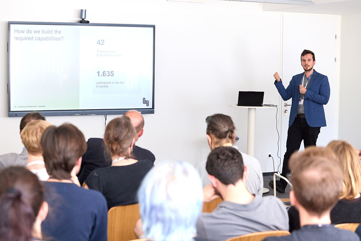 ÖAW-Delegation besucht AI Factory Austria AI:AT