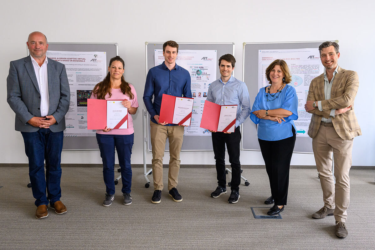 Digital Health Forscher Martin Baumgartner gewinnt den AIT Poster Award 2024