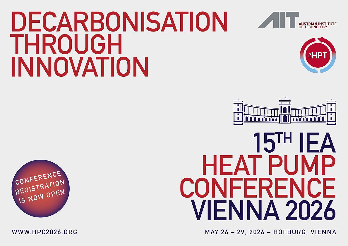 Start Ticketverkauf IEA Heat Pump Conference 2026
