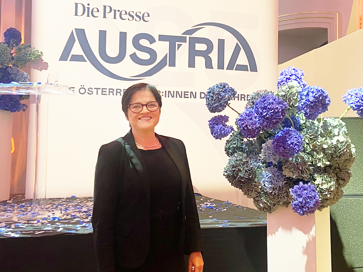 Angela Sesstisch at the Austria Gala, October 23